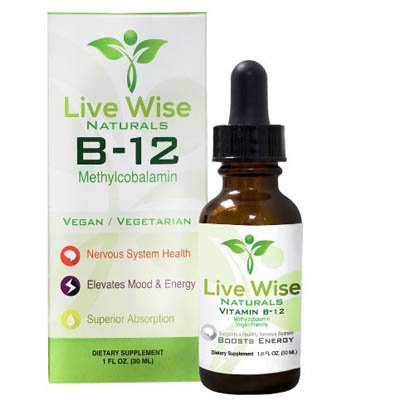 Live Wise Naturals B12 supplement